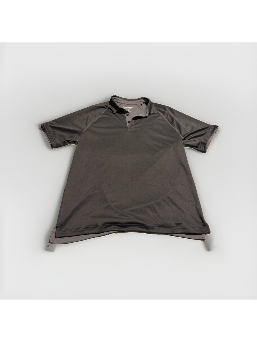 Tommy Bahama Grey Island Zone Performance Polo Shirt Large